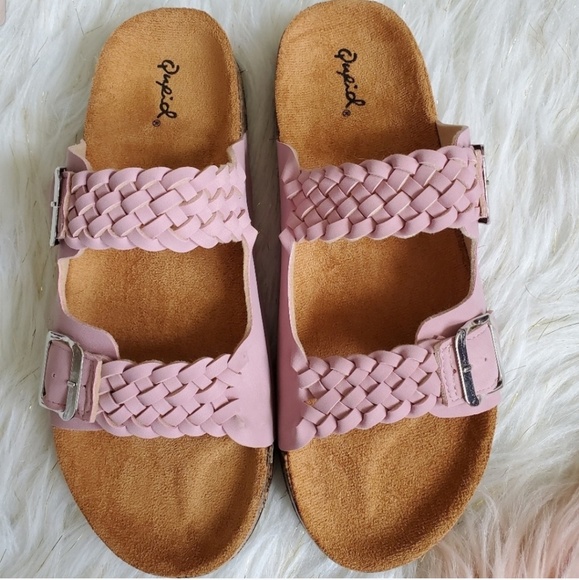 🔥 Desert Rose Faux Suede Slides - Picture 3 of 6